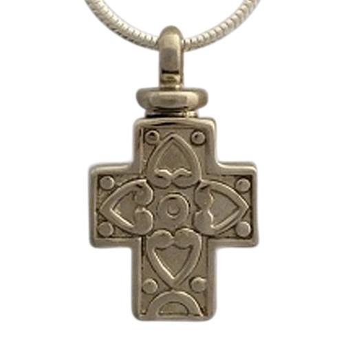 Filigree Cross Cremation Jewelry